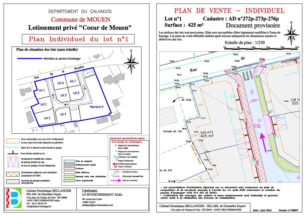 Terrain MOUEN (14790) 3A Immobilier