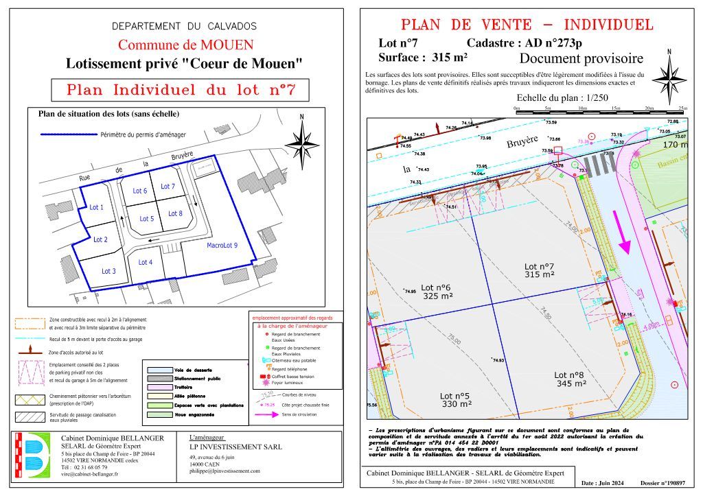 Terrain MOUEN (14790) 3A Immobilier