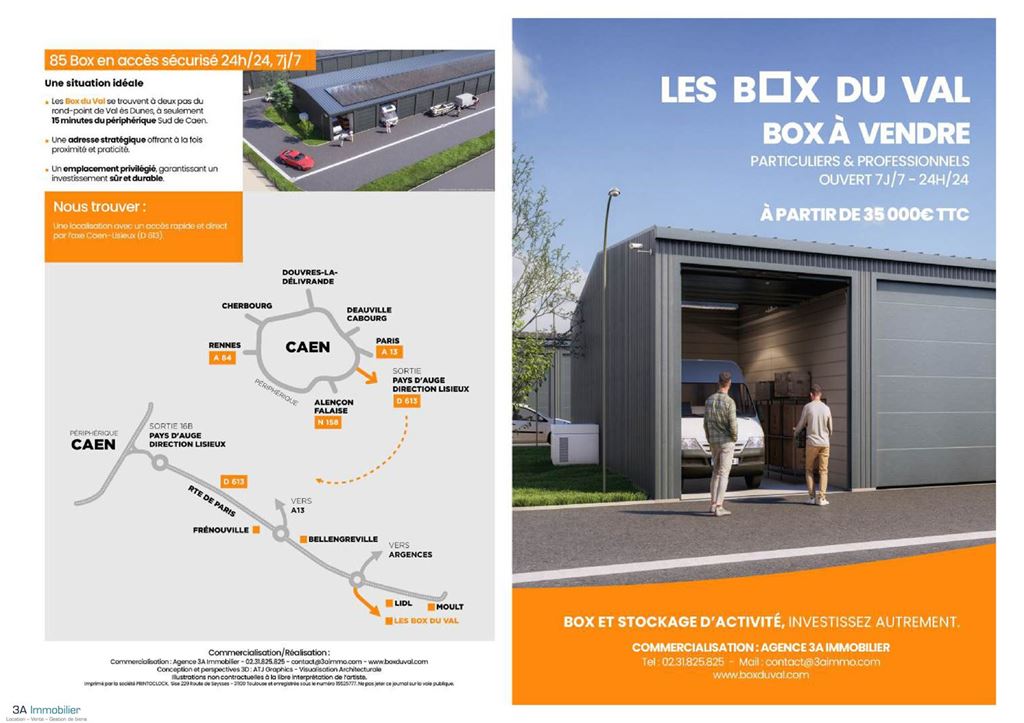 Garage MOULT (14370) 3A Immobilier