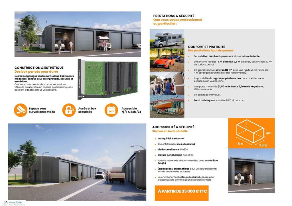 Garage MOULT (14370) 3A Immobilier